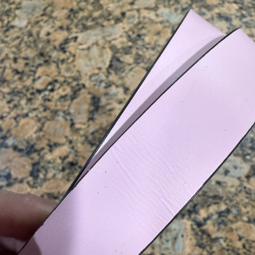 Kate Spade New York gold buckle pink belt - Picture 5 of 6